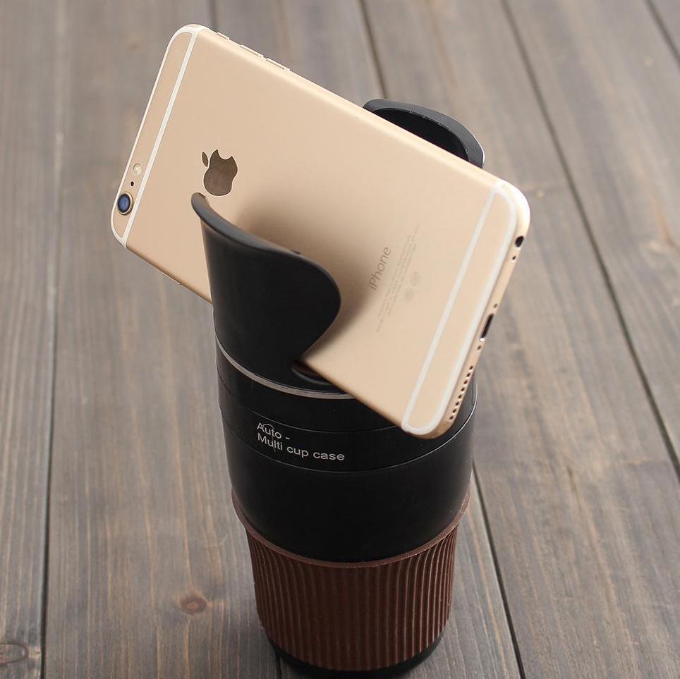 Autovilia rotating car door cup holder