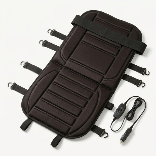 Autovilia 12V heated car seat cushion with elastic straps