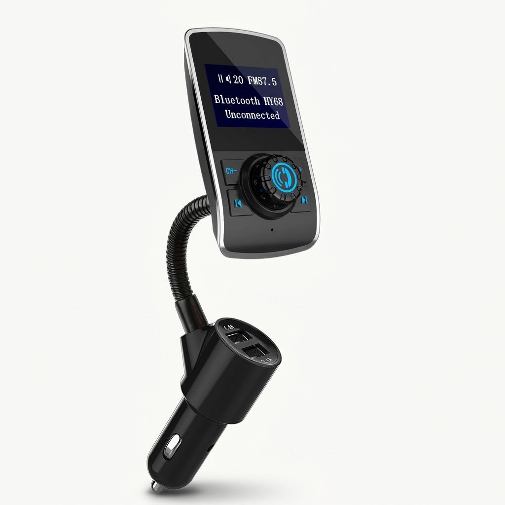 Autovilia Bluetooth car MP3 player and FM transmitter with color screen