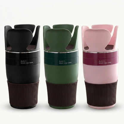 Autovilia rotating car door cup holder