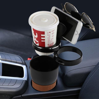 Autovilia rotating car door cup holder